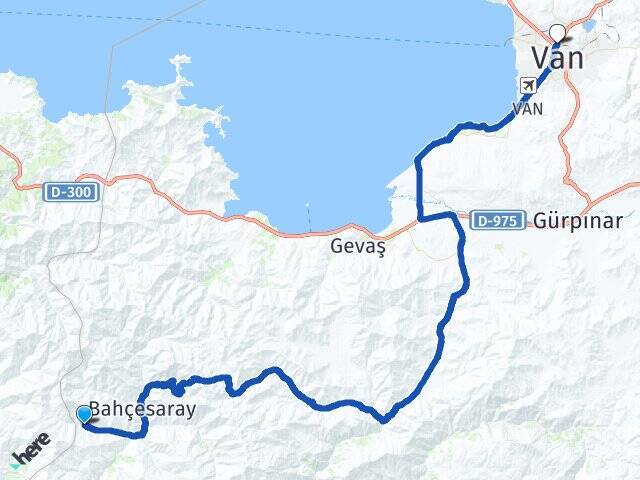 Doğanyayla Van Otogarı Arası Kaç Km - Yol Tarifi