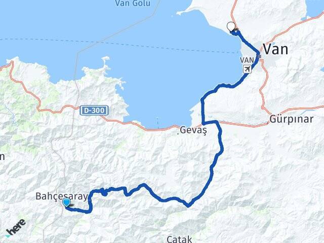Doğanyayla Van Yüzüncü Yıl Üniversitesi Arası Kaç Km - Yol Tarifi