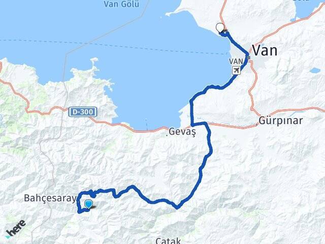 Ünlüce Van Yüzüncü Yıl Üniversitesi Arası Kaç Km - Yol Tarifi