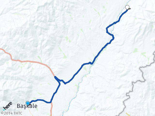Van Başkale Özpınar Başkale Arası Kaç Km - Yol Haritası