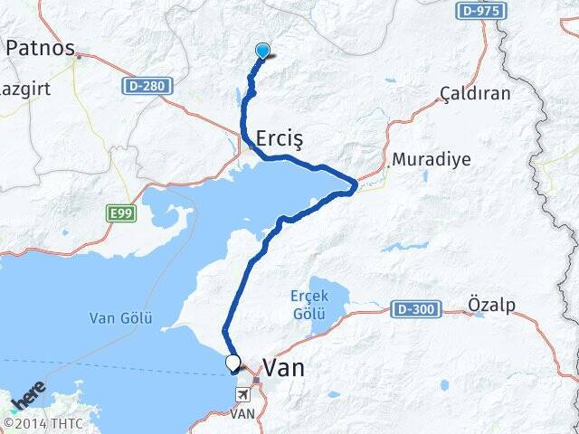 Doğancı Van İskelesi Arası Kaç Km - Yol Tarifi