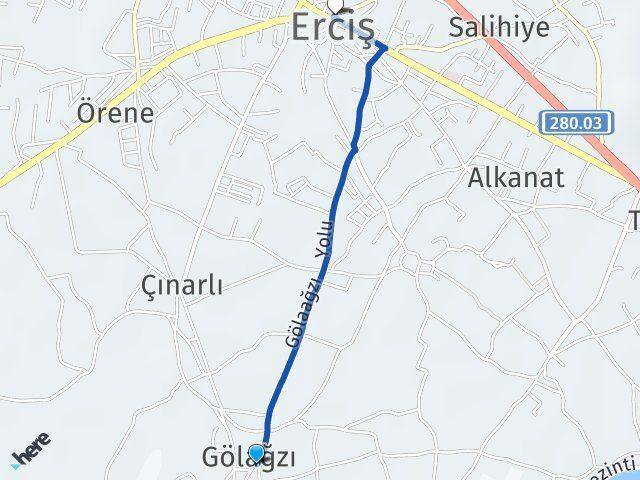 Gölağzı Erciş Arası Kaç Km - Yol Tarifi