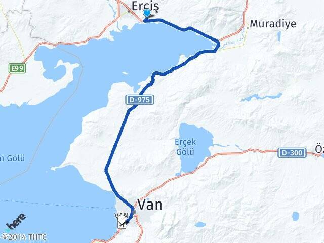 Haydarbey Van Ferit Melen Havalimanı Arası Kaç Km - Yol Tarifi