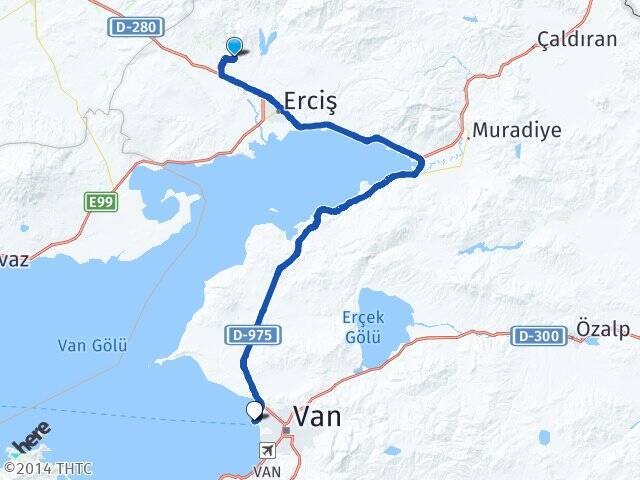 Uncular Van İskelesi Arası Kaç Km - Yol Tarifi