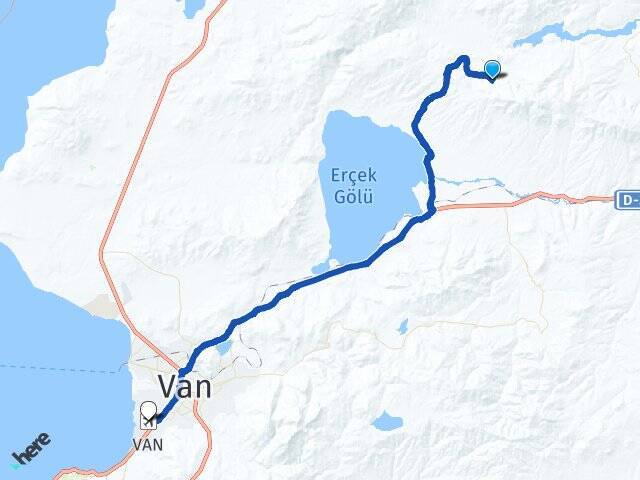 Doğangün Van Ferit Melen Havalimanı Arası Kaç Km - Yol Tarifi