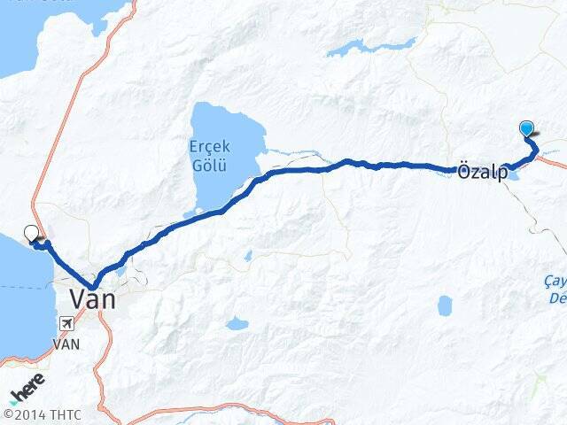 Mehmetalan Van Yüzüncü Yıl Üniversitesi Arası Kaç Km - Yol Tarifi