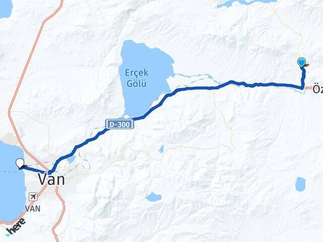 Savatlı Van İskelesi Arası Kaç Km - Yol Tarifi