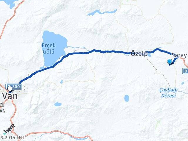 Dolutaş Van Otogarı Arası Kaç Km - Yol Tarifi