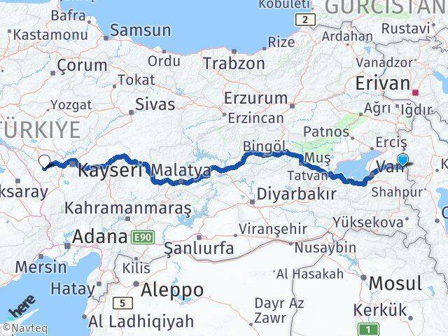 Saray Nevşehir Arası Kaç Km - Yol Tarifi