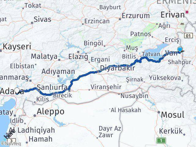 Saray Osmaniye Arası Kaç Km - Yol Tarifi