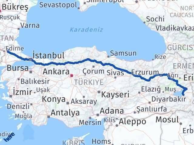 Van Süloğlu Arası Kaç Km - Yol Tarifi