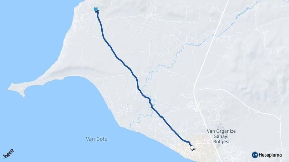 Mollakasım Van Yüzüncü Yıl Üniversitesi Arası Kaç Km - Yol Tarifi