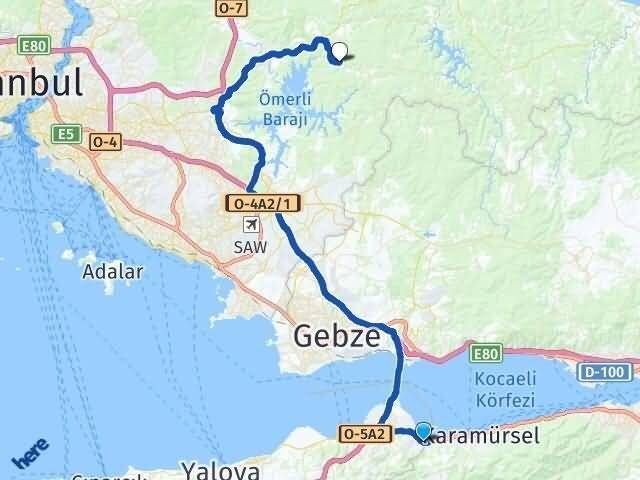 Tokmak Kömürlük Arası Kaç Km - Yol Tarifi