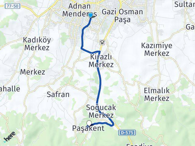 Bağlarbaşı Paşakent Arası Kaç Km - Yol Tarifi