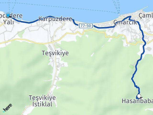 Kocadere Hasanbaba Arası Kaç Km - Yol Tarifi