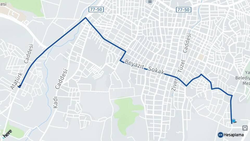 Yalova Otogarı Samanlı Arası Kaç Km - Yol Tarifi