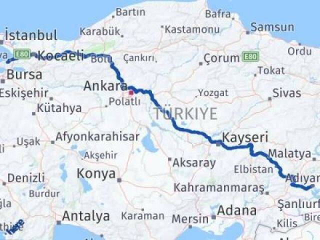 Termal Adıyaman Arası Kaç Km - Yol Tarifi