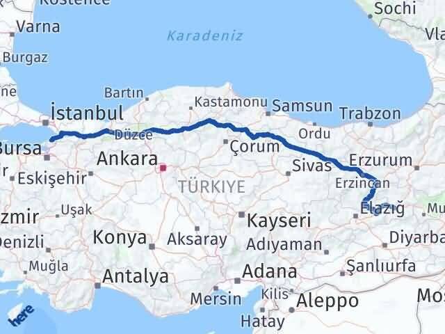 Termal Bingöl Arası Kaç Km - Yol Tarifi