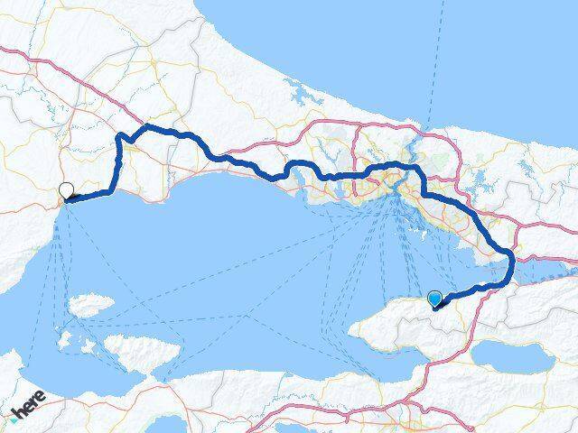 Termal Tekirdağ Arası Kaç Km - Yol Tarifi