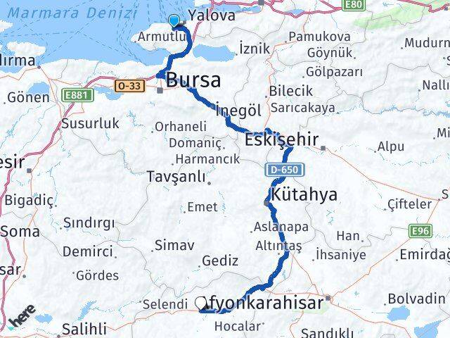 Termal Uşak Arası Kaç Km - Yol Tarifi