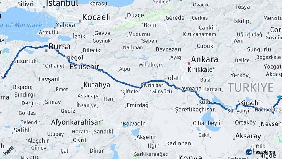 Boğazlıyan Balıkesir Arası Kaç Km - Yol Tarifi