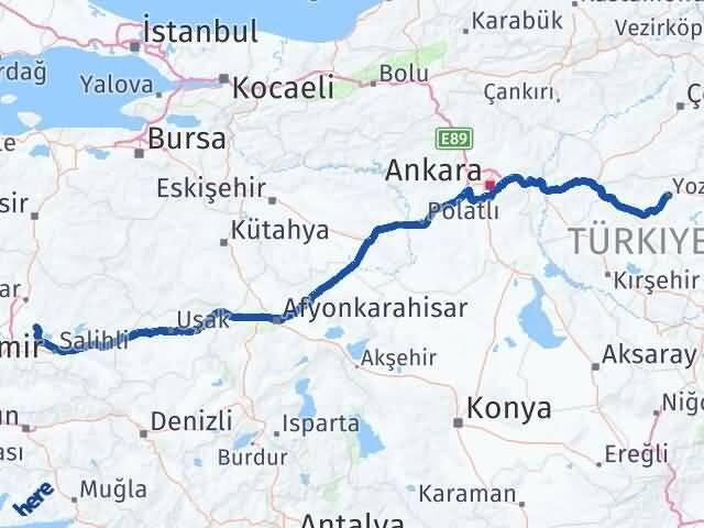 Yozgat Gölmarmara Arası Kaç Km - Yol Tarifi