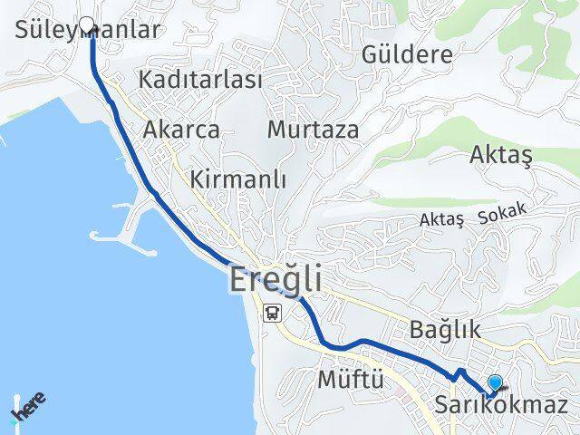 Sarıkokmaz Süleymanlar Arası Kaç Km - Yol Tarifi