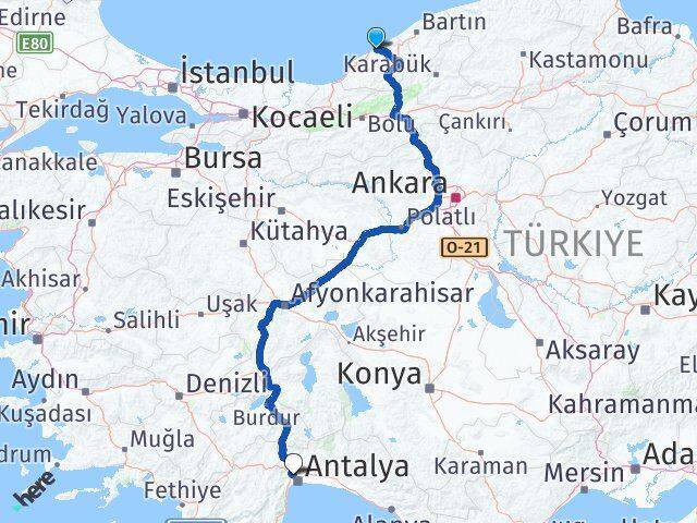 Zonguldak Kepez Arası Kaç Km - Yol Tarifi