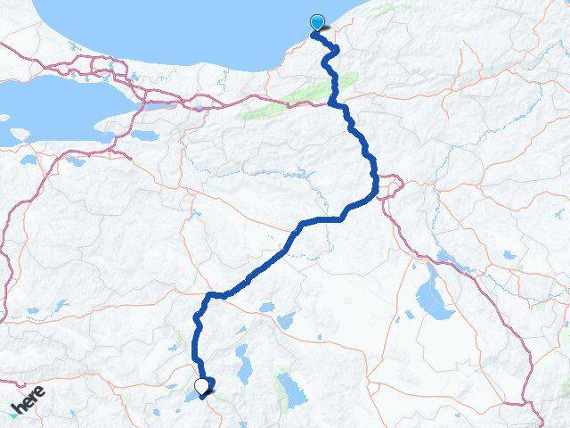 Zonguldak Kilimli Burdur Arası Kaç Km - Yol Haritası