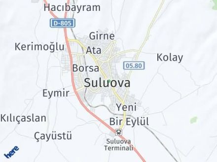 Amasya Yol Tarifi Haritası