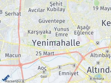 Ankara Yol Tarifi Haritası