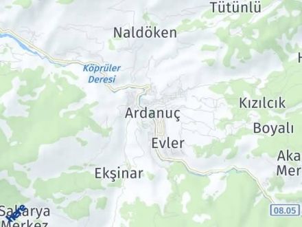 Artvin Yol Tarifi Haritası