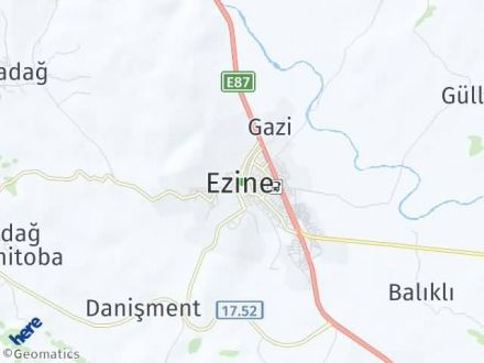 Çanakkale Yol Tarifi Haritası