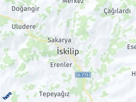 Çorum Yol Tarifi Haritası