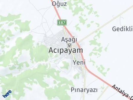 Denizli Yol Tarifi Haritası