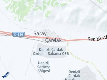 Denizli Yol Tarifi Haritası