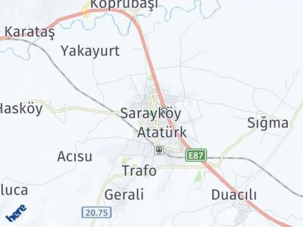 Denizli Yol Tarifi Haritası