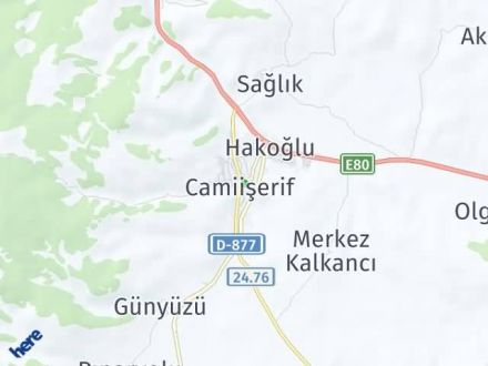 Erzincan Yol Tarifi Haritası