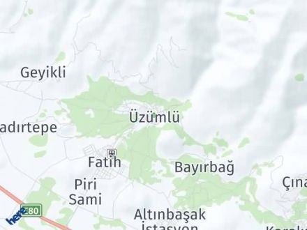 Erzincan Yol Tarifi Haritası