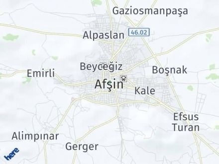 Kahramanmaraş Yol Tarifi Haritası