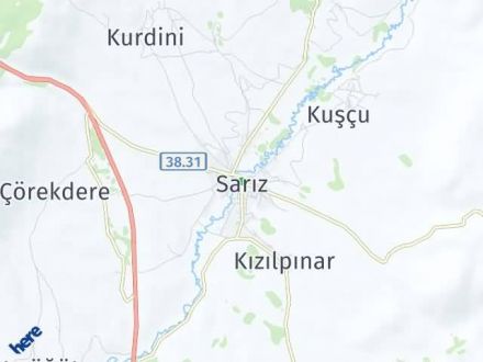 Kayseri Yol Tarifi Haritası