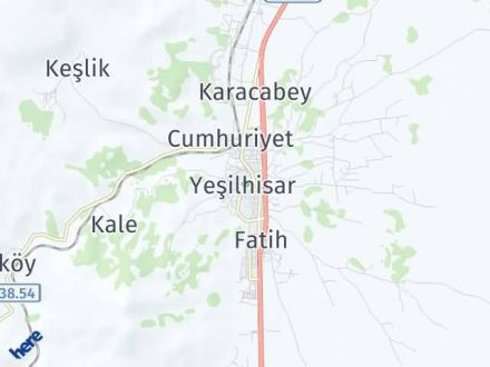 Kayseri Yol Tarifi Haritası