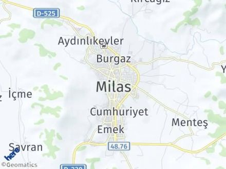 Muğla Yol Tarifi Haritası