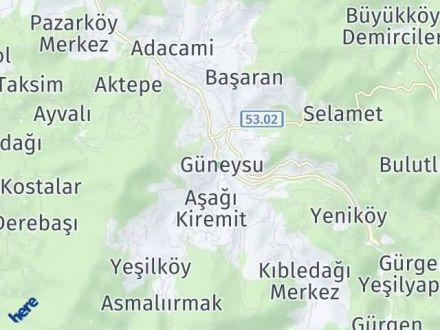 Rize Yol Tarifi Haritası