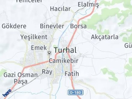 Tokat Yol Tarifi Haritası