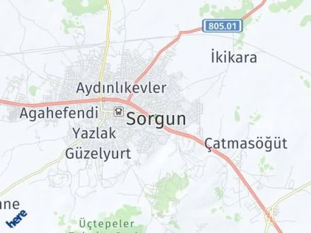Yozgat Yol Tarifi Haritası