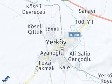 Yozgat Yol Tarifi Haritası