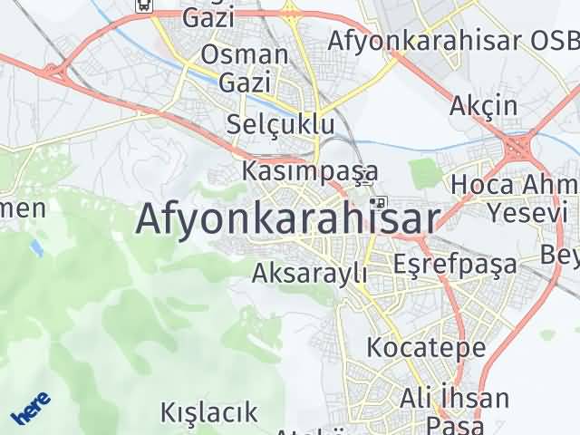Afyonkarahisar Yol Tarifi