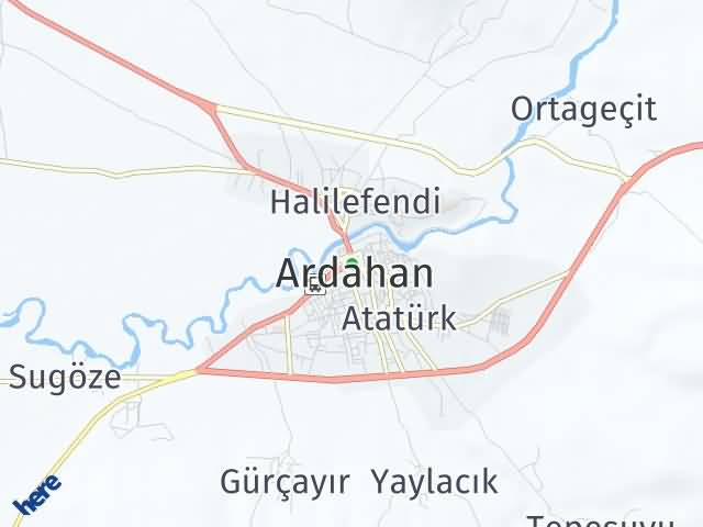 Ardahan Yol Tarifi