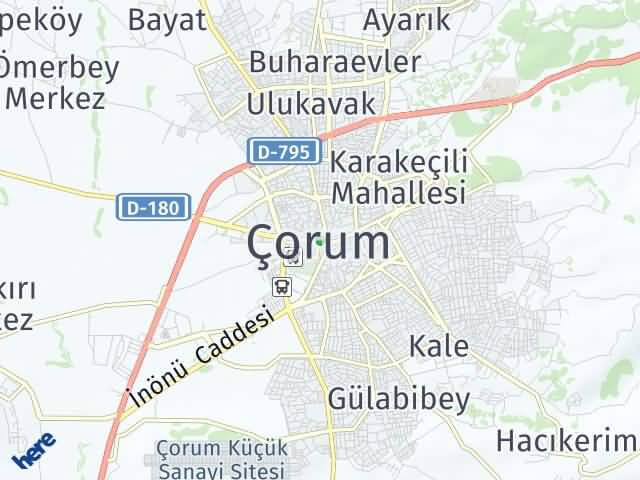 Çorum Yol Tarifi